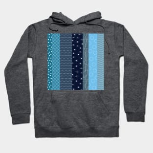 Blue Stripes Hoodie